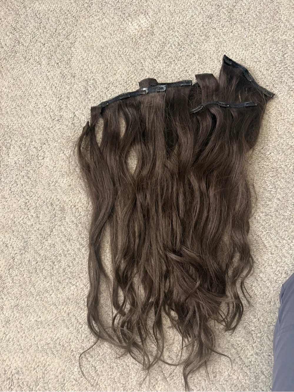 Bellami Hair Extensions lace weft 22in 220 g dark brown #2 bellissima